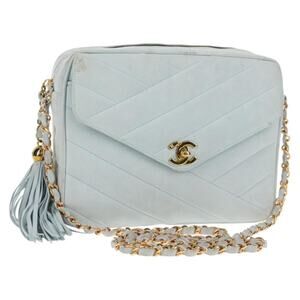 Chanel CC Bias Stitch Chain Shoulder Bag